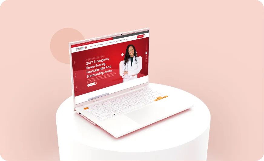 Fountain Hills healthcare website showcase